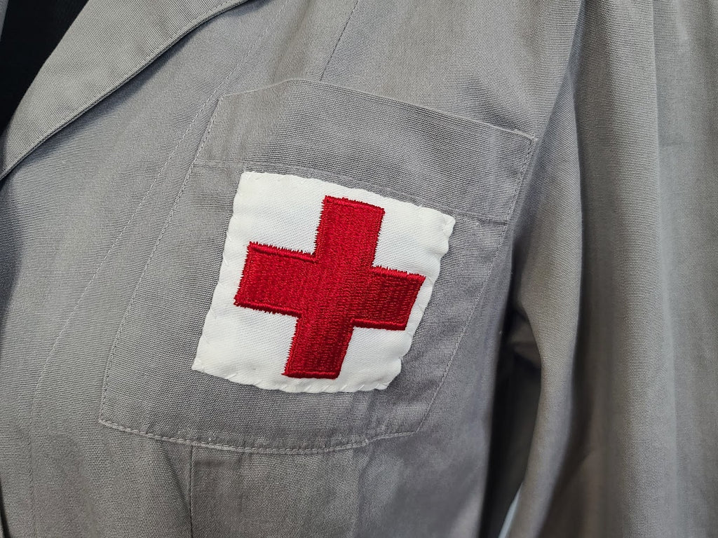 Red Cross Robe American Red Cross Gray Lady Uniform Dress (B-40
