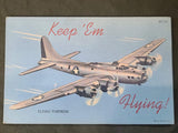 3 Keep Em Flying Postcards