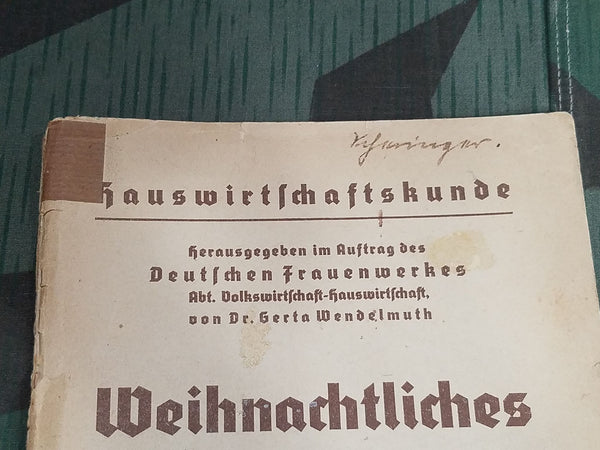 1935 Weihnachtliches Kleingebäck Christmas Cookbook