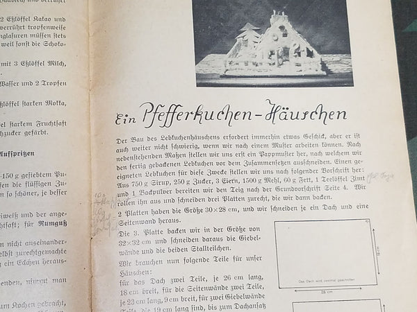 1935 Weihnachtliches Kleingebäck Christmas Cookbook
