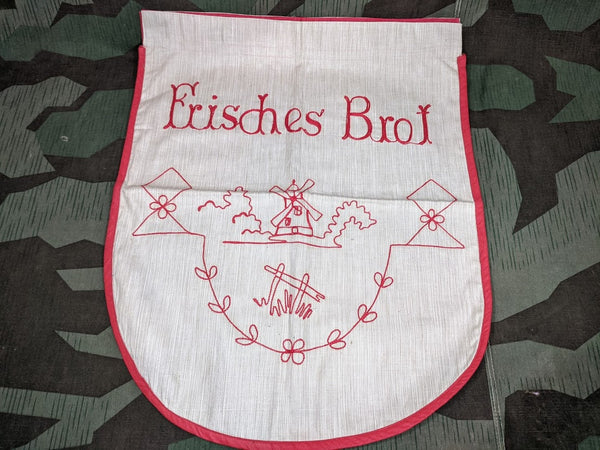 Frisches Brot (Fresh Bread) Bag Red Embroidery