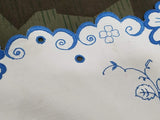"Nun ist er hinaus in die weite Welt" Embroidered Cloth