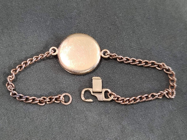 In Service Flag Locket Bracelet