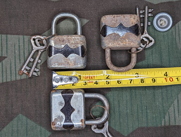 Period German Small Locks with Keys (as-is)