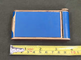 Blue Makeup Compact and Lipstick Holder