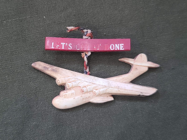 "Let's Get It Done" Airplane Pin (as-is)