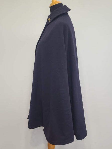 Blue Army Nurse Cape with Insignia