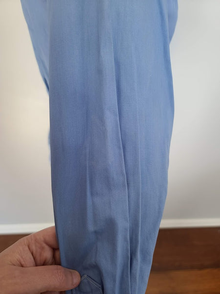 WAVES Reserve Blue Blouse (as-is) <br> (B-34" W-29")