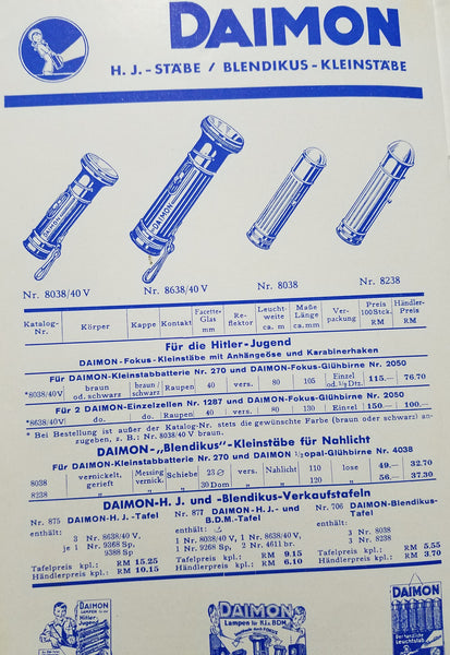 Daimon Black/Silver Flashlight