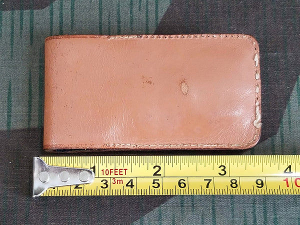 Small Leather Pouch Hygiene Set