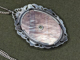 Army Air Corps Mother-of-Pearl Sterling Necklace
