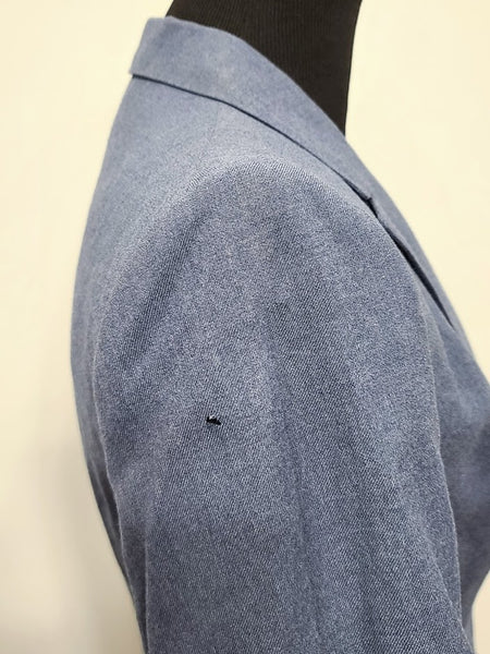 Cornflower Blue Skirt Suit <br> (B-35" W-26" H-39")