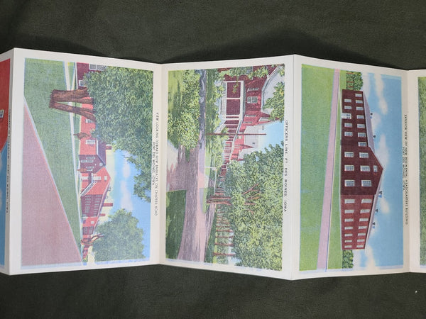 WAAC Des Moines Fold Out Picture Postcard