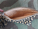 Black and Gold Beaded Handbag D.R.P.