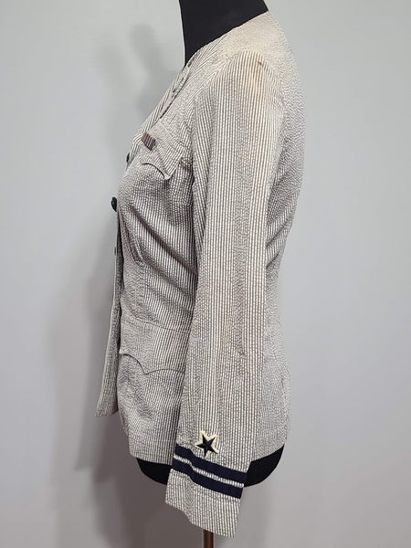 WAVES Officer's Seersucker Jacket <br> (B-36" W-28.5")