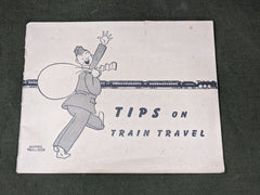 Original US Pamphlet Tips on Train Travel