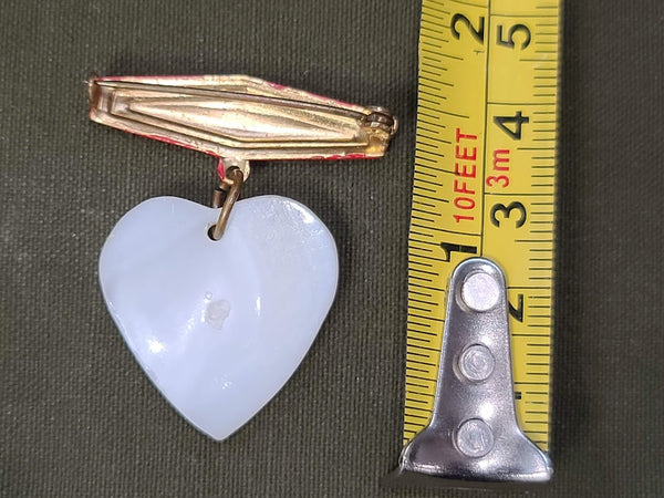 Mother of Pearl Army Pin