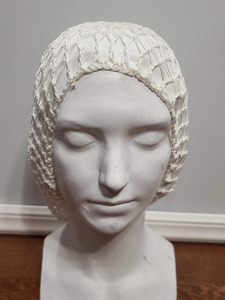 Snood Hair Net - White