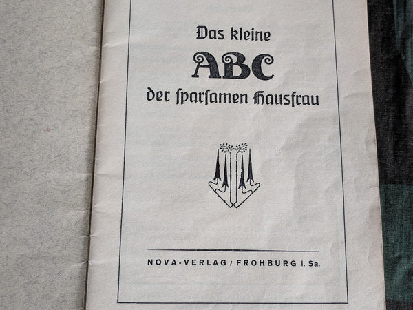 Tips for a Frugal Hausfrau Book