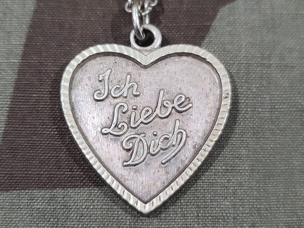 Ich Liebe Dich St Christopher Necklace