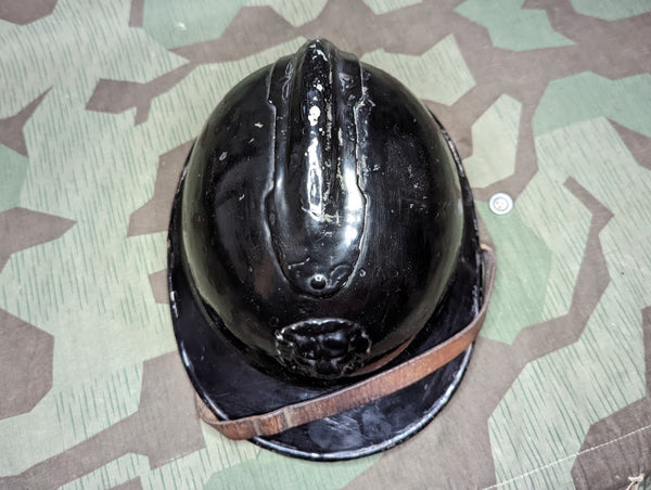 WWII Belgian Gendarmerie Helmet Named