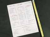 Hotel Scribe 1930s Paris France Menu