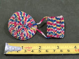 Colorful Knit Sombrero Hat with Mini Purse