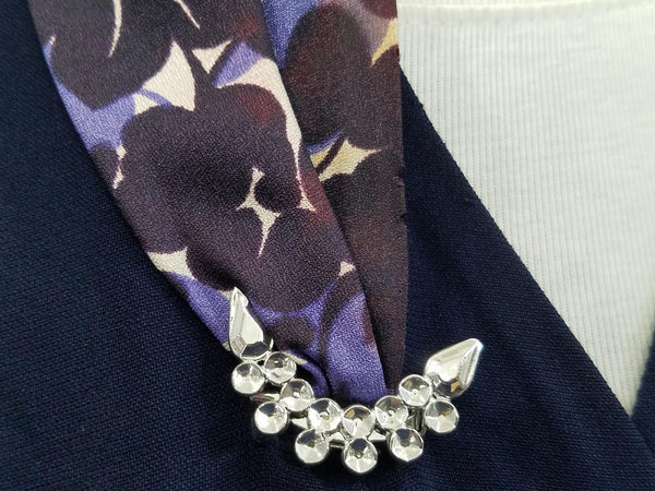Navy Blue Dress with Trim AS-IS <br> (B-43" W-38" H-46")