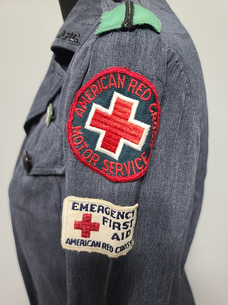 American Red Cross Motor Corps Uniform Dress <br> (B-39" W-32" H-37")