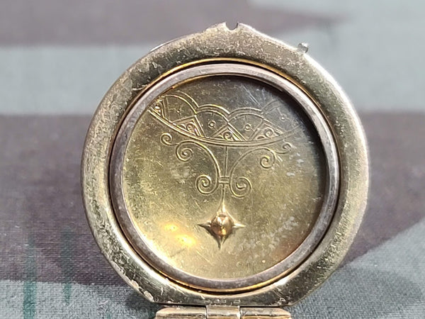 Edwardian German Locket Necklace Kollmar & Jourdan