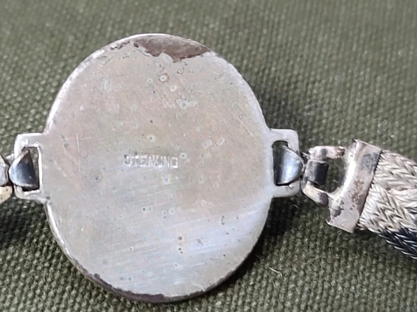 Adjustable Marine Corps Sterling Sweetheart Bracelet in Box