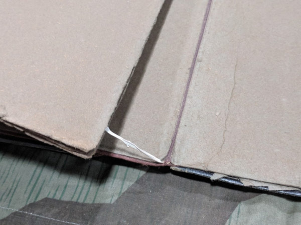 Leather Desk Blotter with Embossed Ship