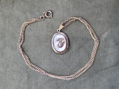 Marine Corps Semper Fidelis Locket Necklace