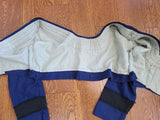 Blue German Traditional Dirndl Blouse <br> (B-42" W-37")