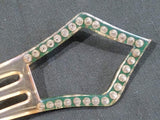Celluloid Rhinestone Hair Comb