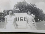 Two Women with USO Sign Photo