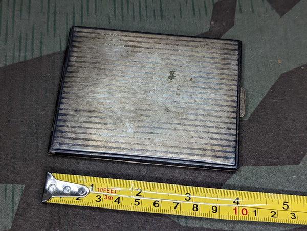 Original Silver Scandinavian Map Cigarette Case