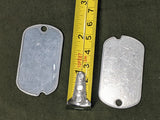 Original WWII Era US Dog Tag Blanks