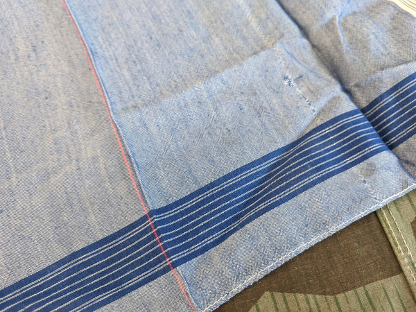 Blue and White Civilian Taschentüch Handkerchief