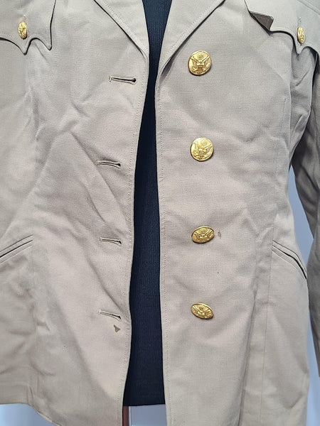 WAC Khaki Jacket 38S <br> (B-41.5" W-36")