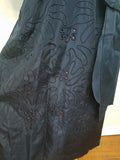 Dark Blue Dress with Pink Accents <br> (B-40" W-32.5" H-40")
