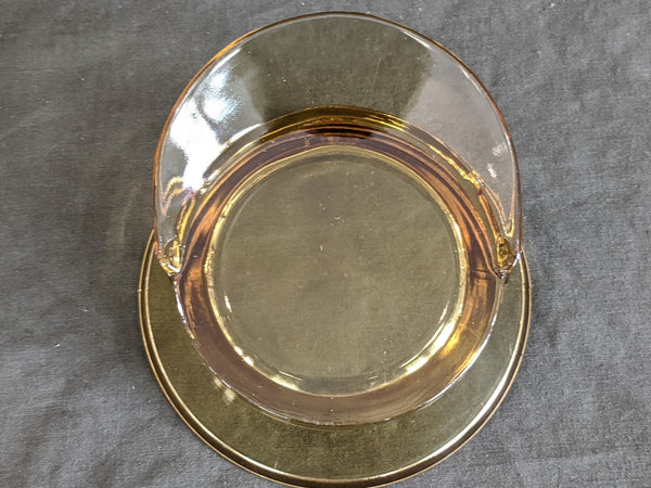 Glass Army Hat Candy Dish