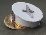 White Army Air Corps Hat Brooch