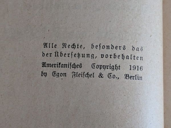 Die Feldbücher Heimat und Welt Book 1916