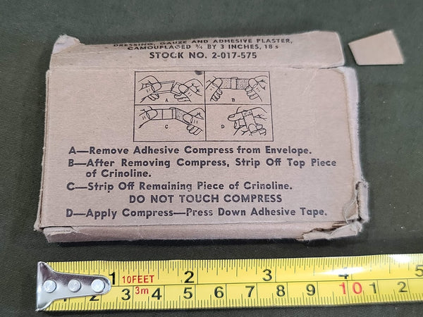 US Bandage Box and Some Contents
