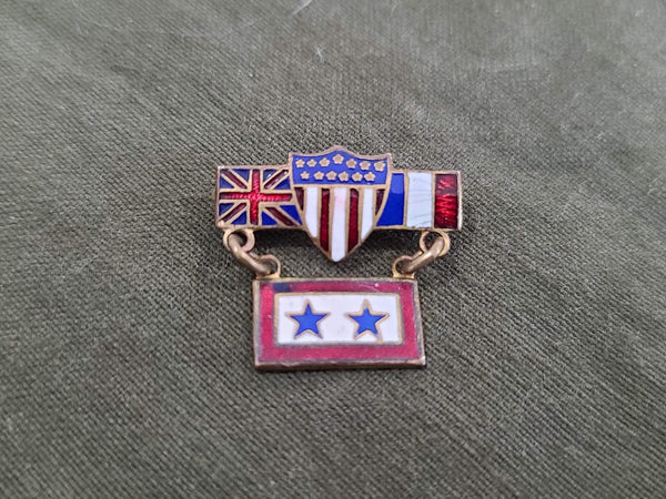 Two Star Son in Service Flag Pin