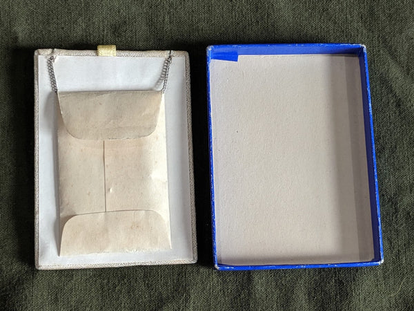 US Army Sweetheart Necklace in Box Sterling