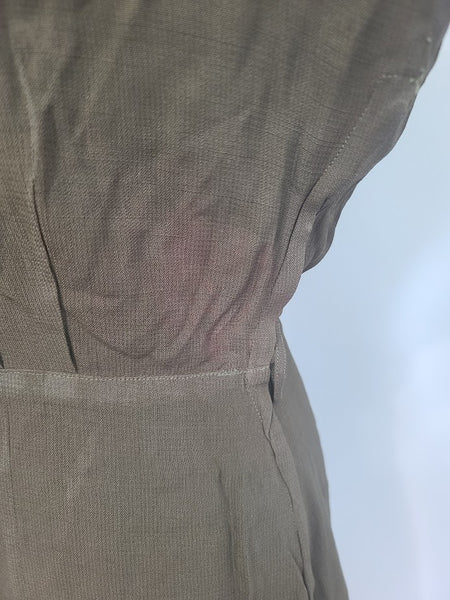 OD Army Nurse Off-Duty Dress <br> (B-42" W-28" H-37")