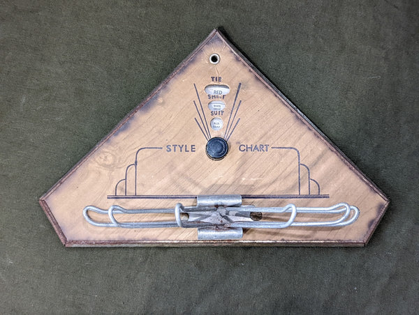 1937 American Tie Rack with Matching Suggestions