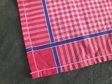 Red Plaid Handkerchief